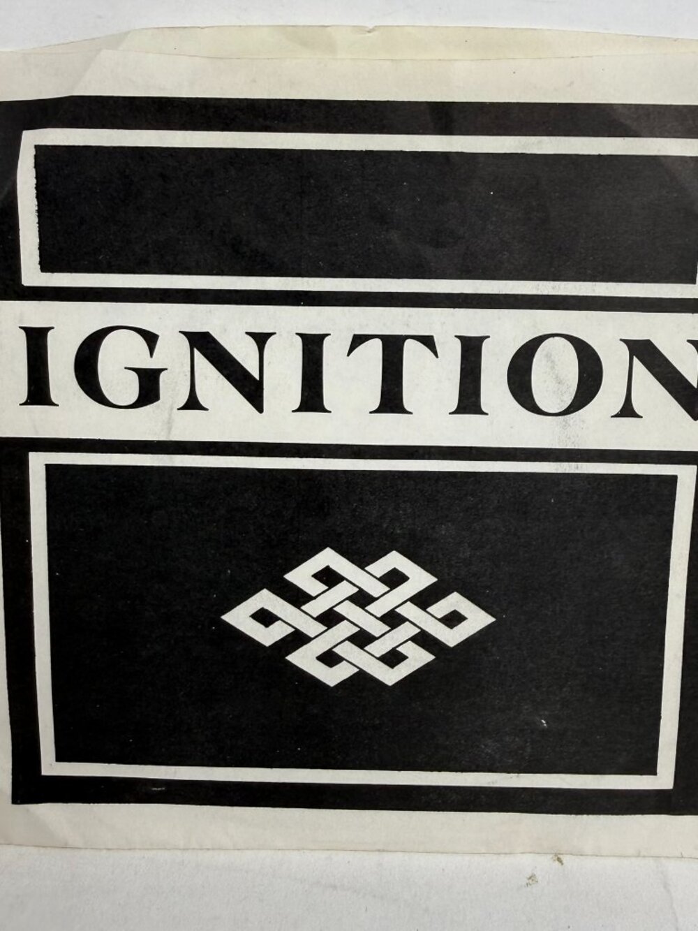 ⚠️Vinyl Poster Cover Only⚠️ Ignition Sinker 7" EP Foldout Sleeve 1987 DC Punk